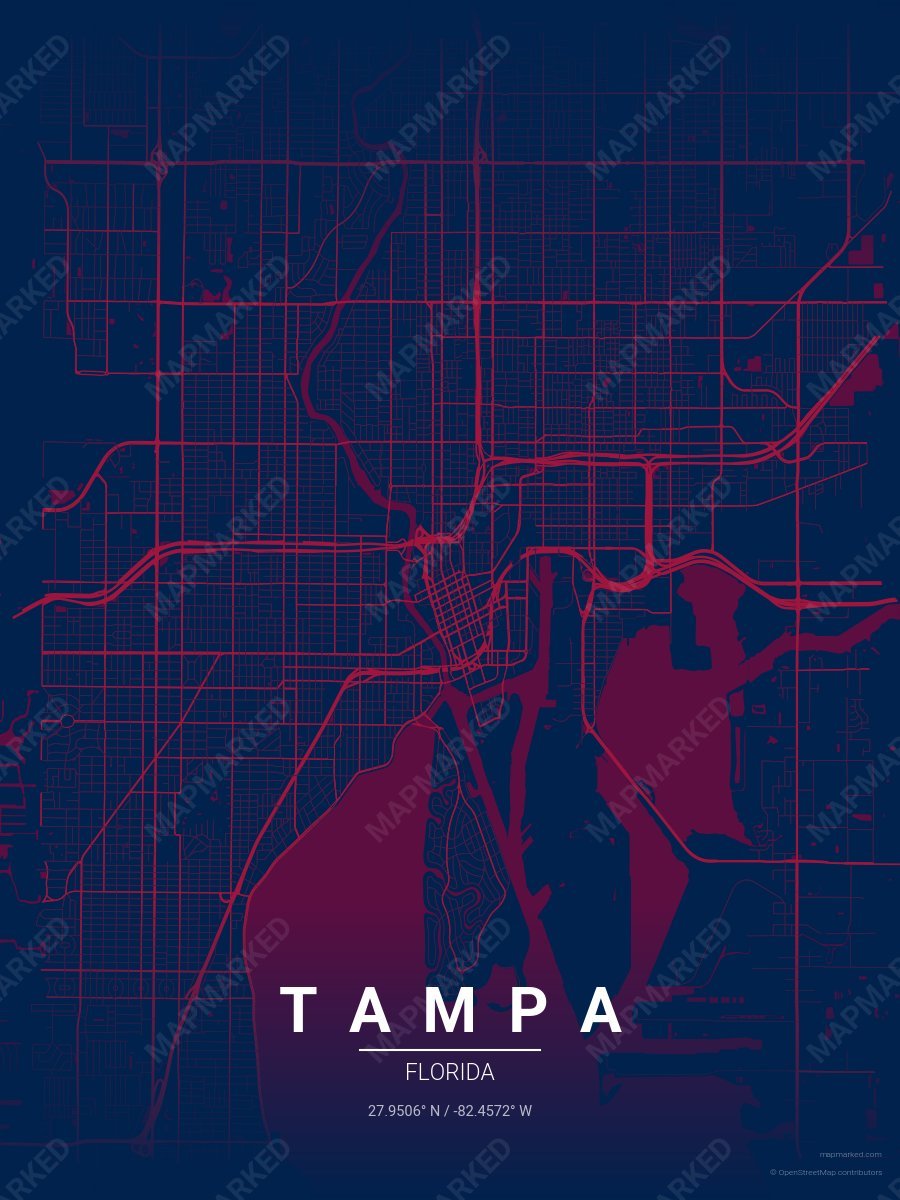 Signal Red style sample on Tampa