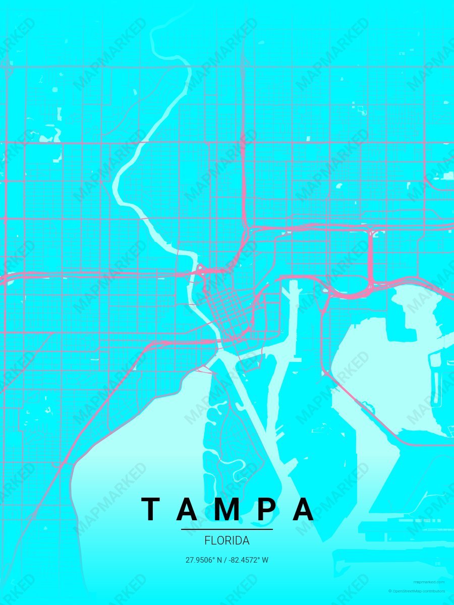 Vaporwave style sample on Tampa