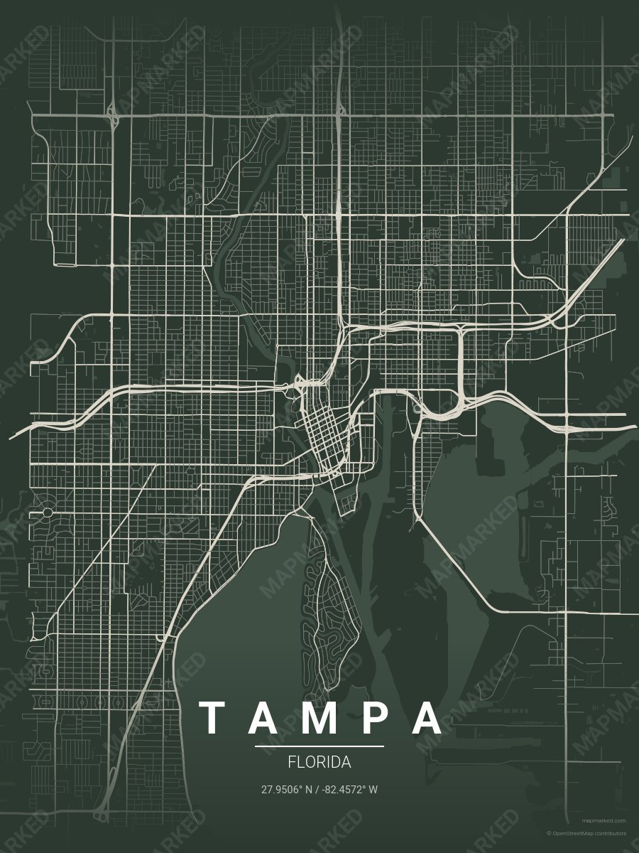 Cedar Study Night style sample on Tampa