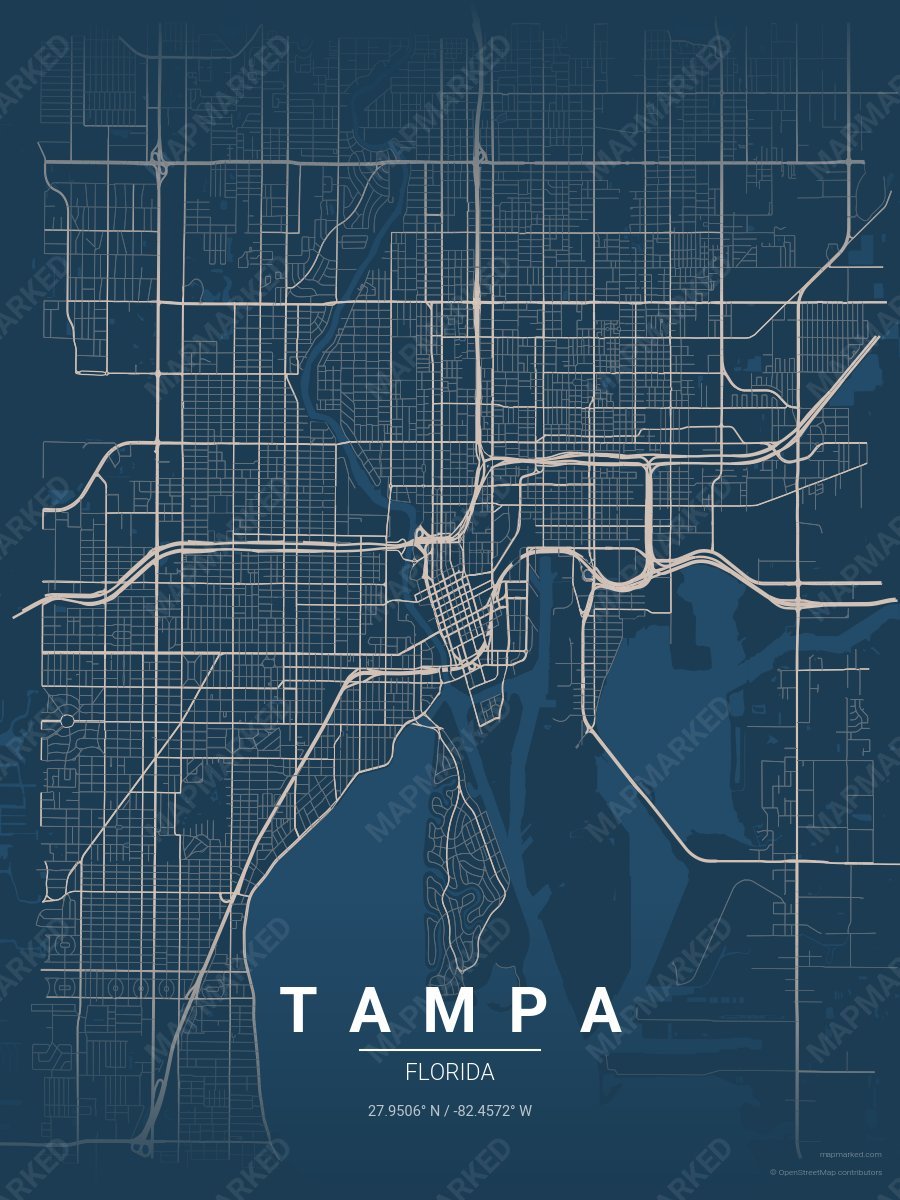 Coastal Dark style sample on Tampa