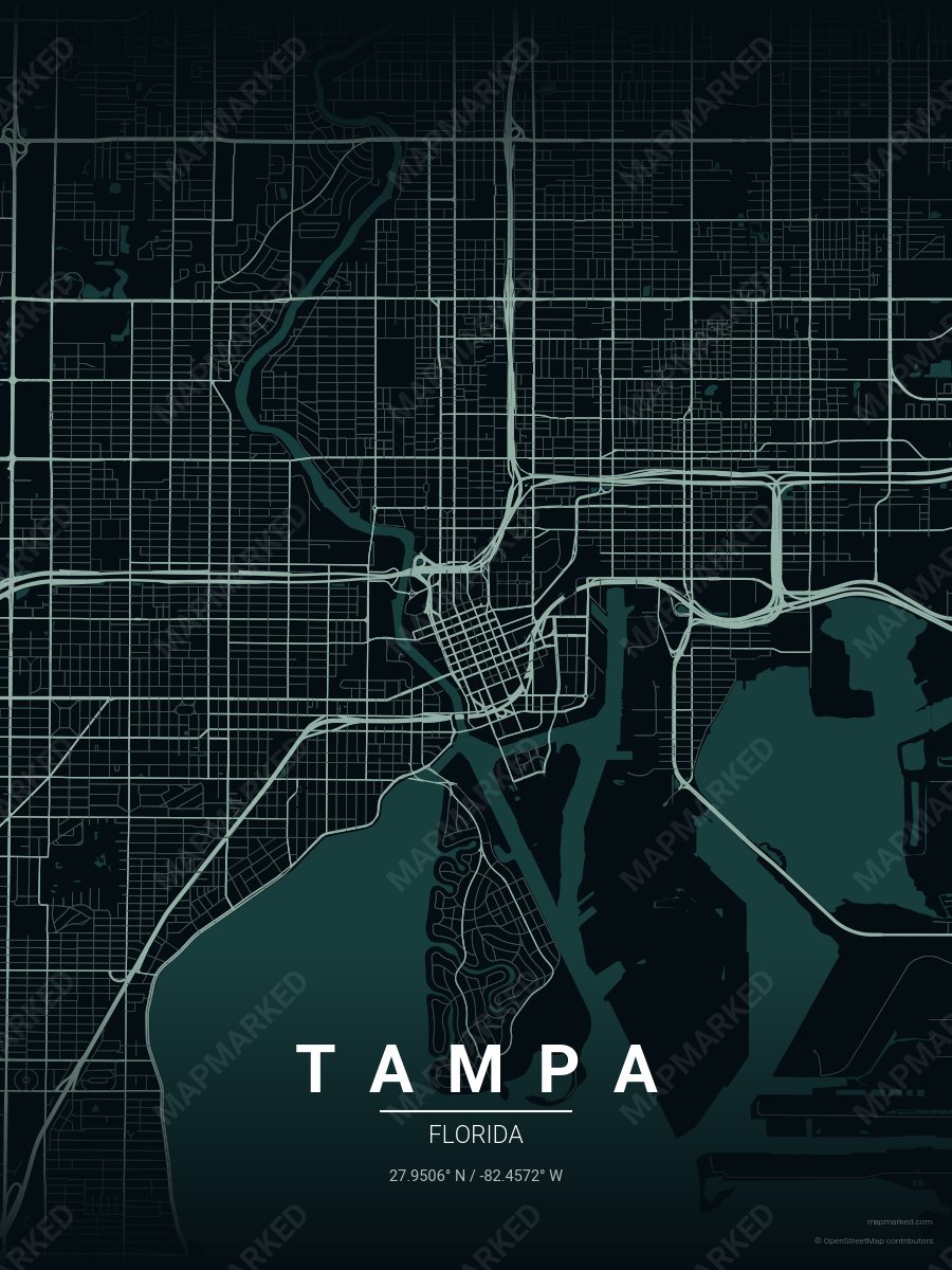 Deep Forest Black style sample on Tampa
