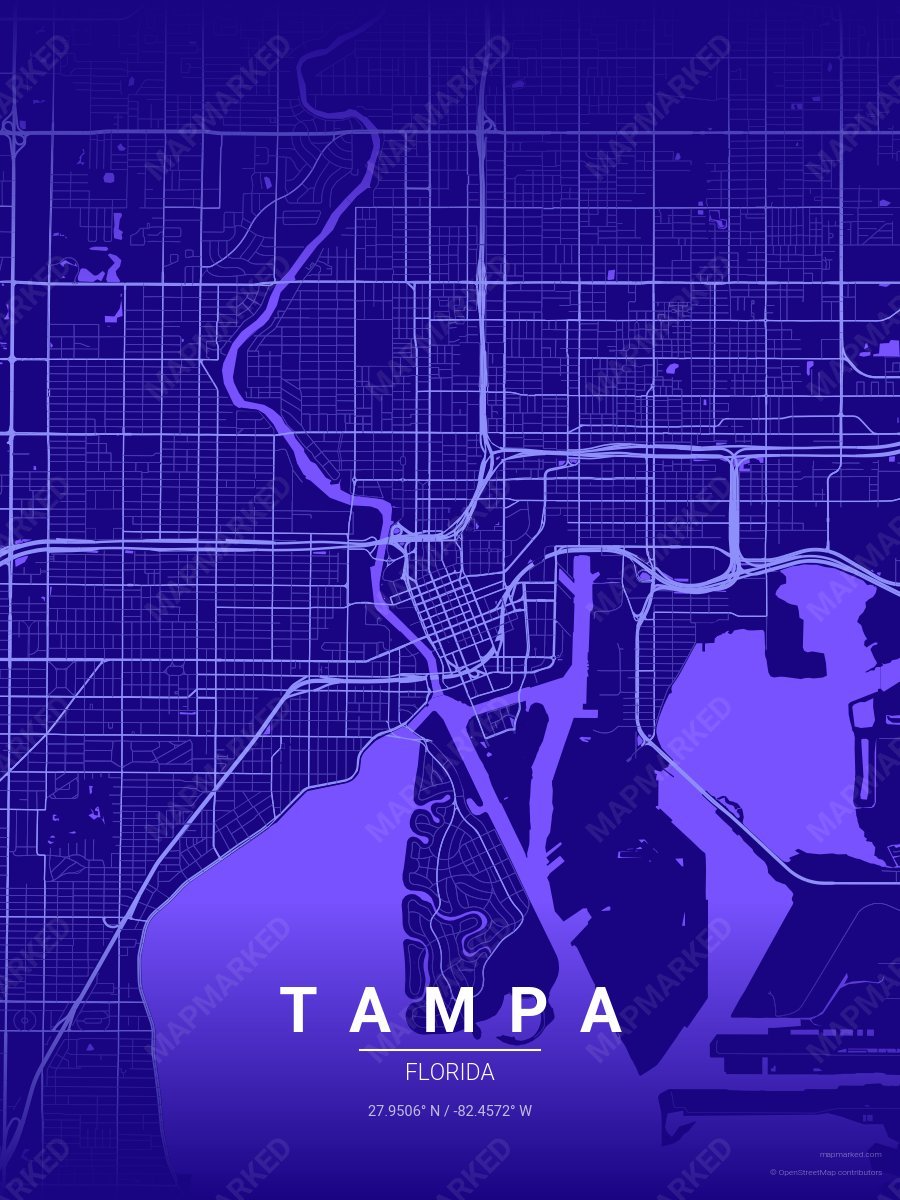 Electric Blue Night style sample on Tampa