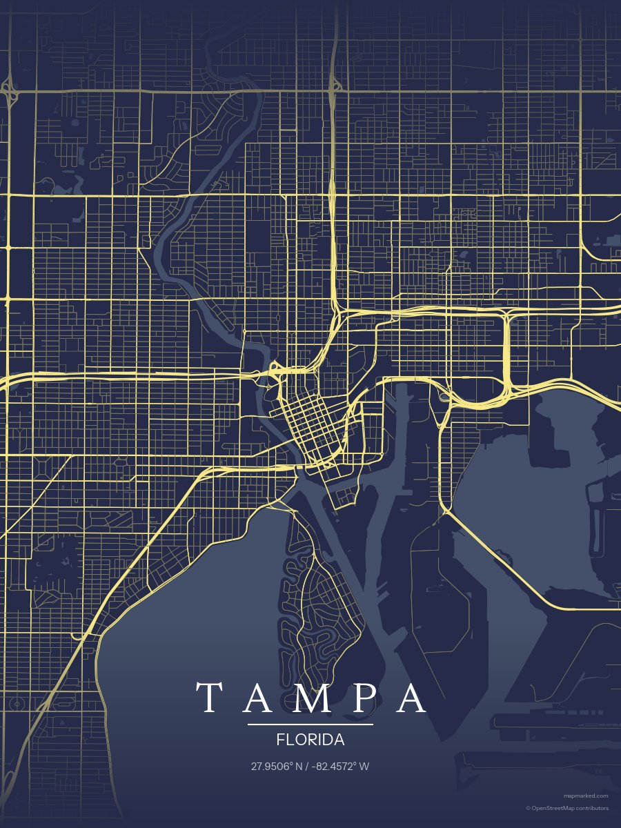 Midnight Study style sample on Tampa