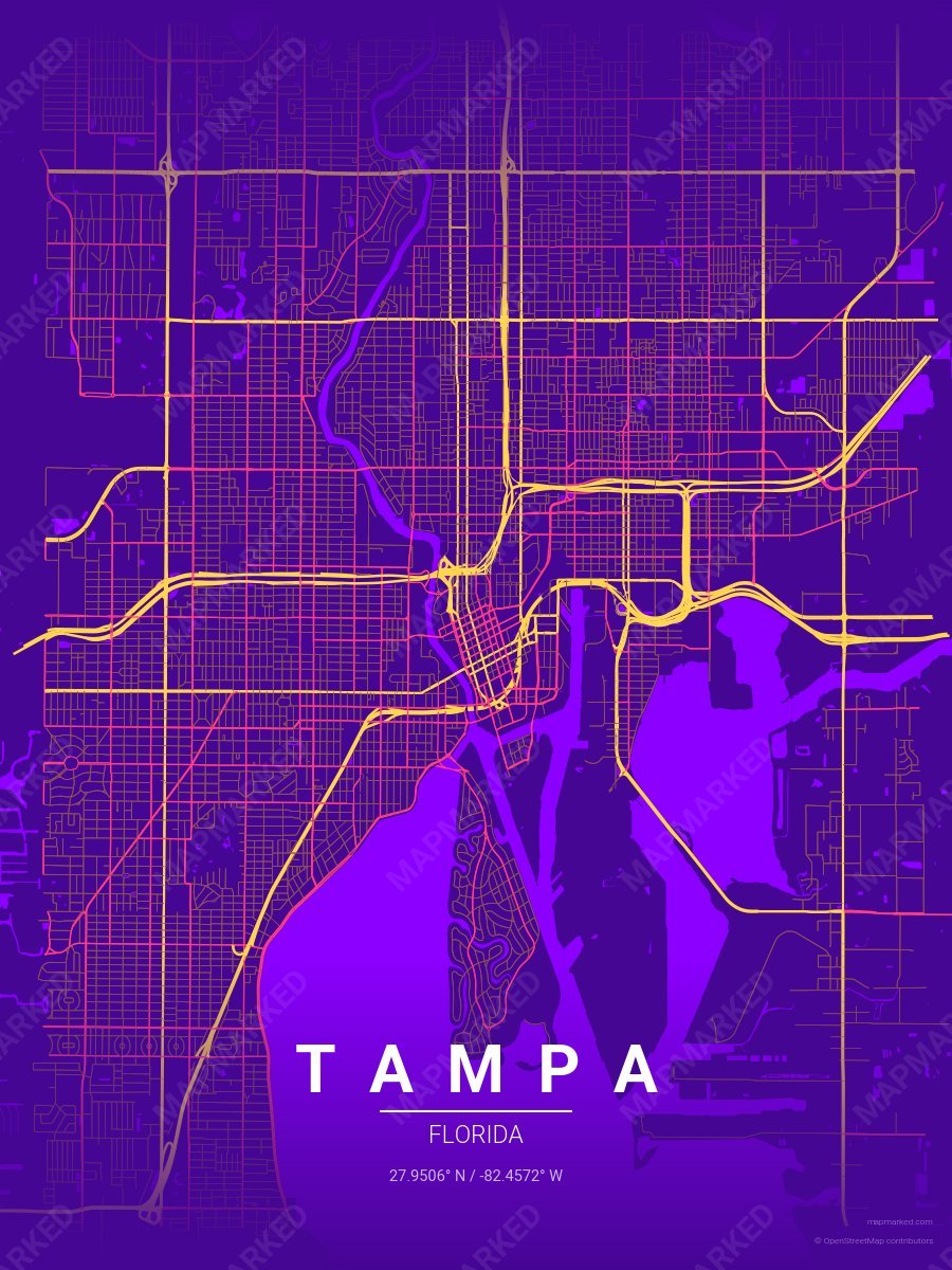 Neon Sign style sample on Tampa