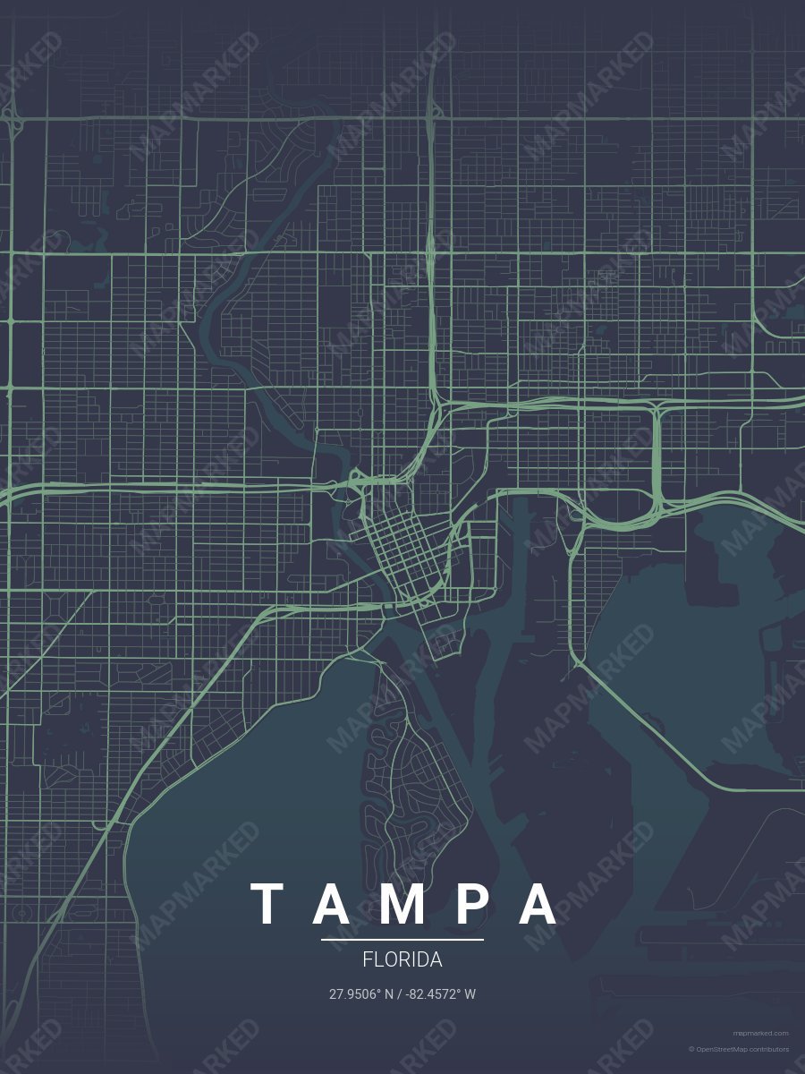 Pine Slate Night style sample on Tampa