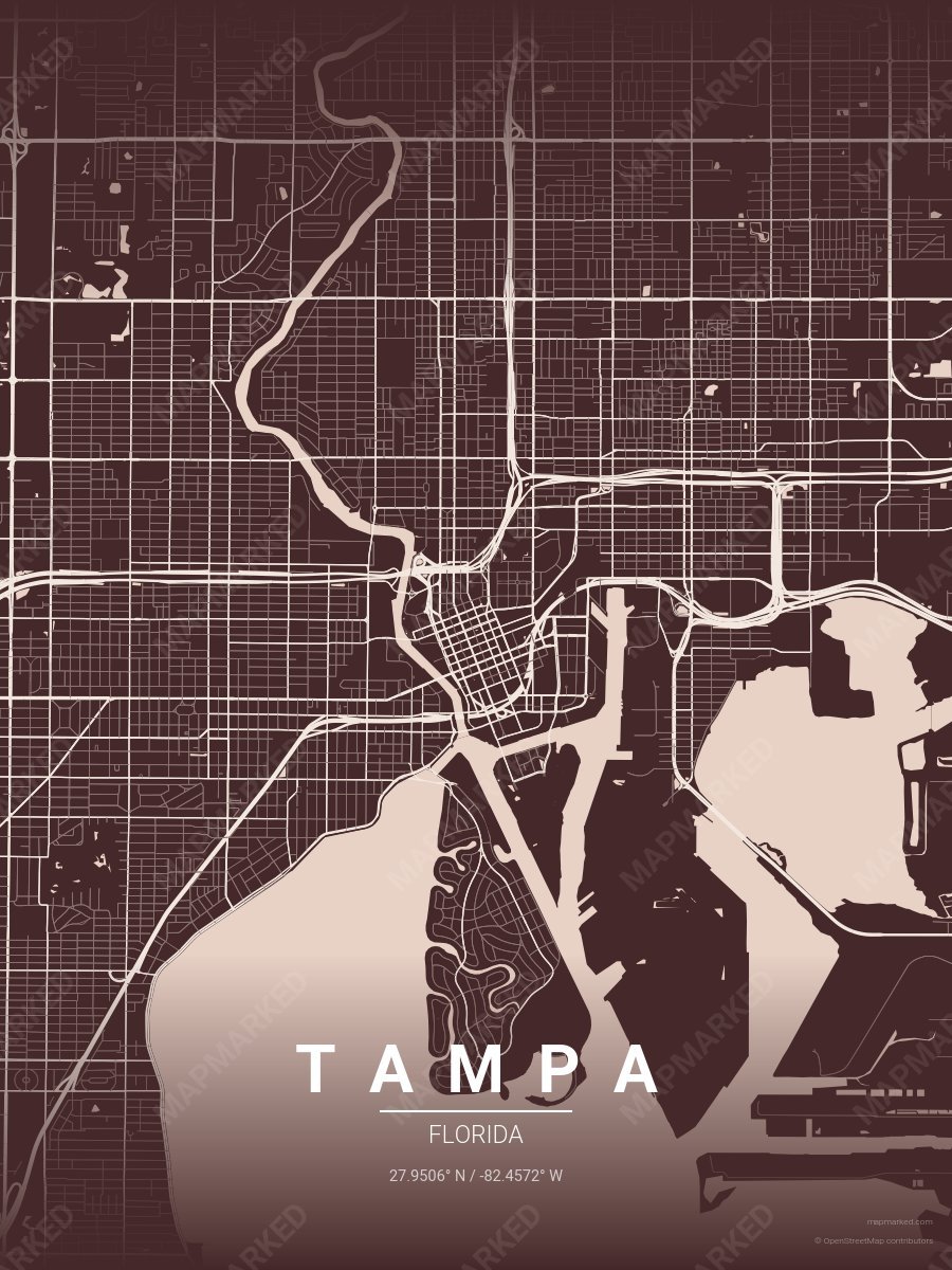 Pink Marquee style sample on Tampa