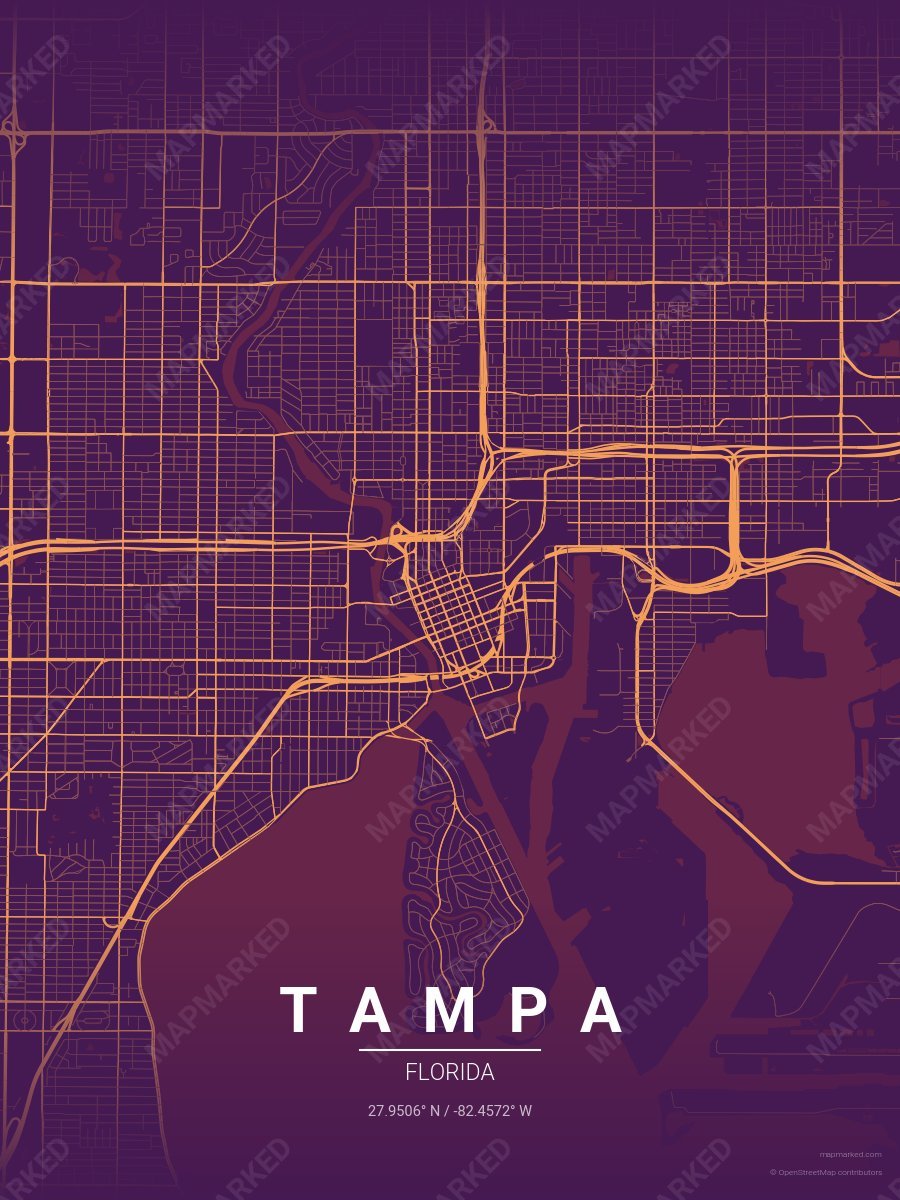 Raspberry Plum style sample on Tampa