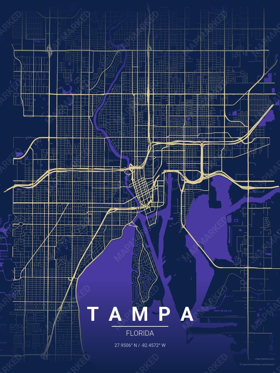 Royal Purple Night style sample on Tampa