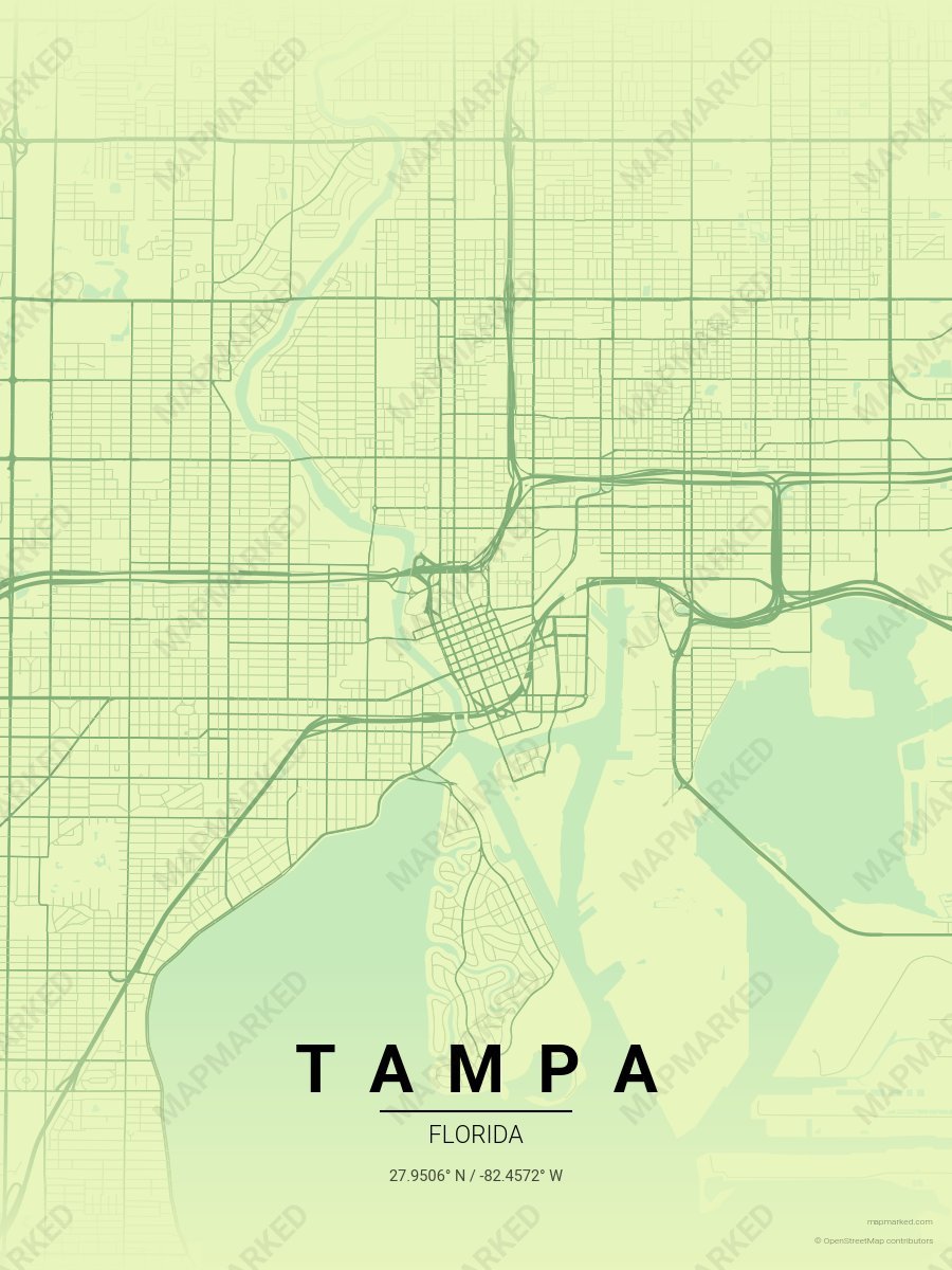 Cucumber Water style sample on Tampa