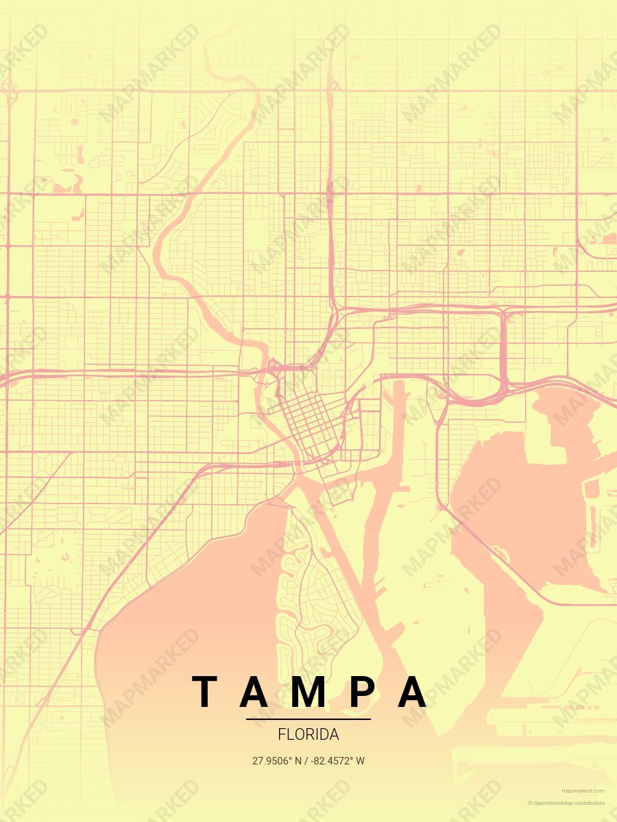 Peach Sorbet style sample on Tampa