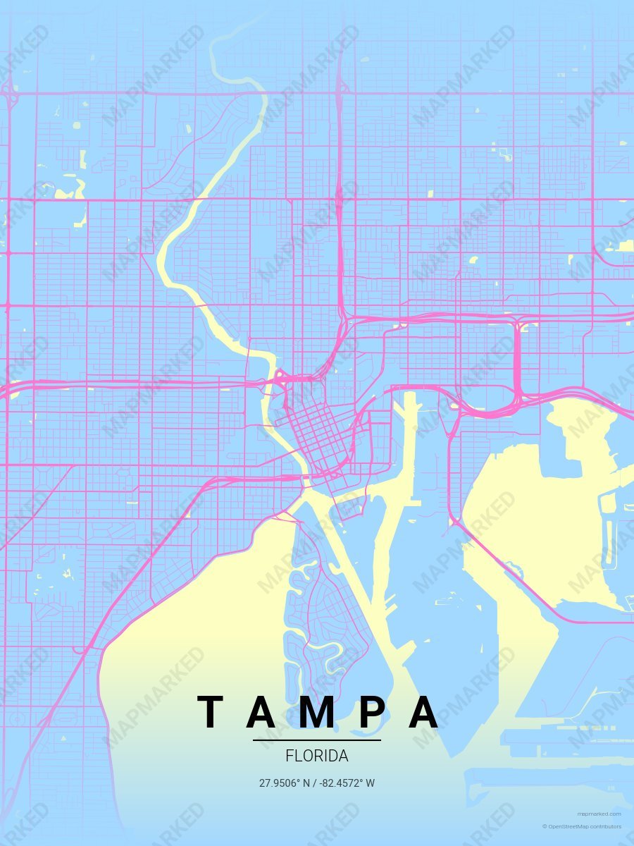 Pastel Cotton Candy style sample on Tampa