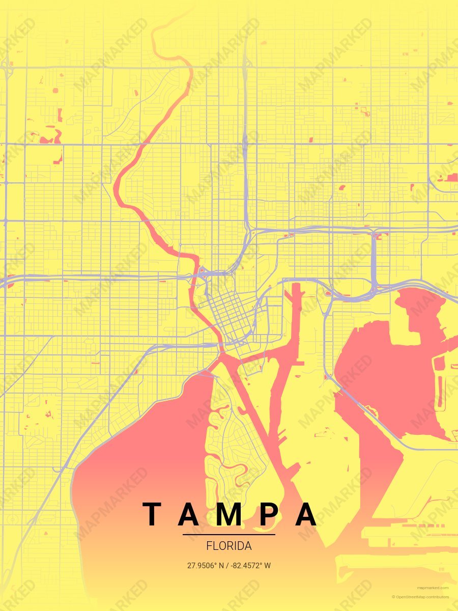 Periwinkle Tomato style sample on Tampa