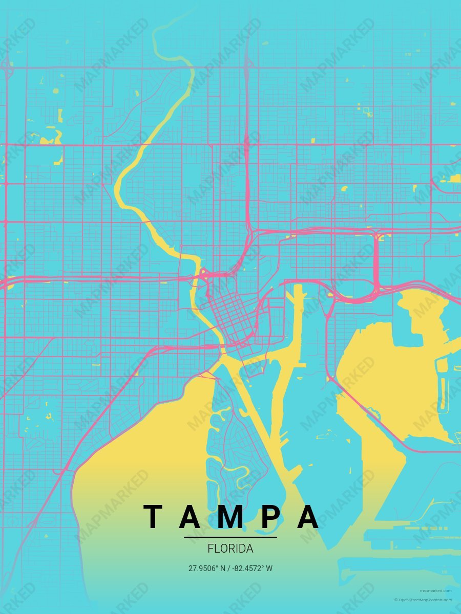 Summer Confetti style sample on Tampa