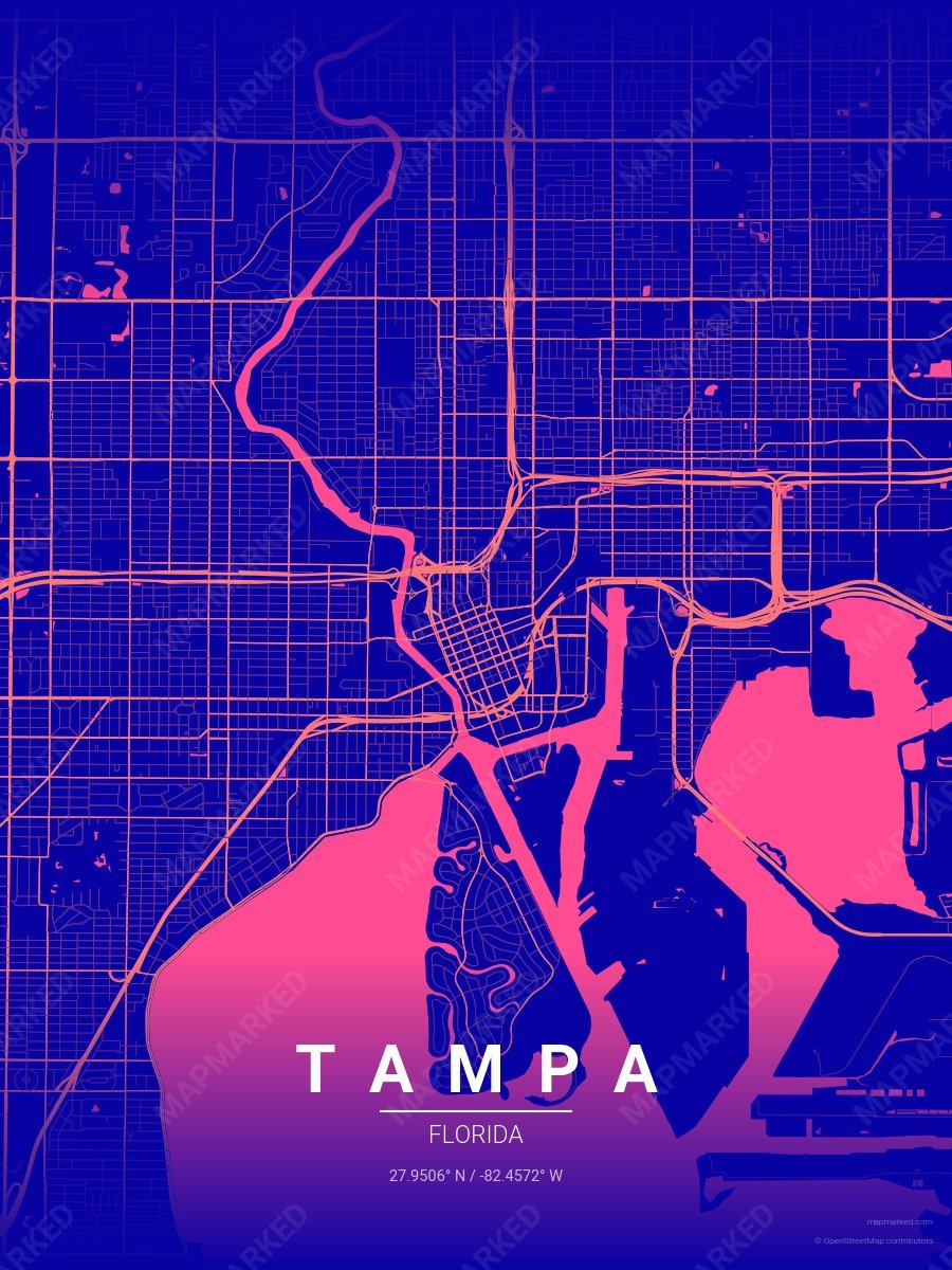 Sunshine Deep Blue style sample on Tampa
