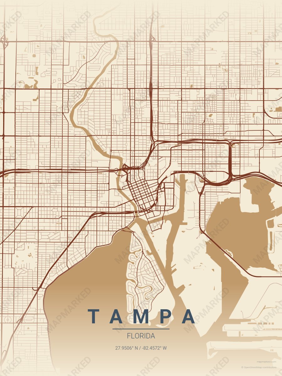 Library Card style sample on Tampa