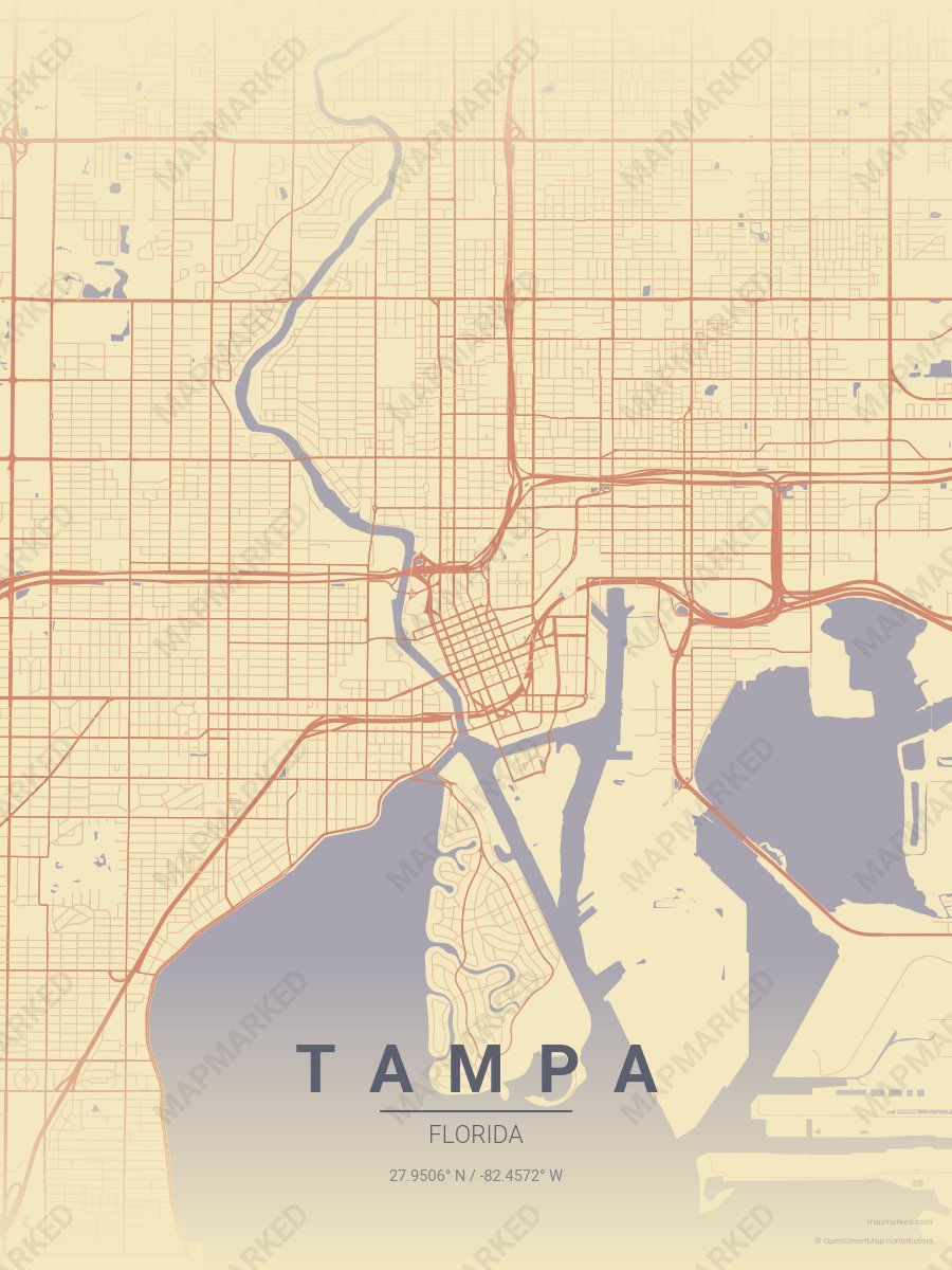 Polaroid style sample on Tampa