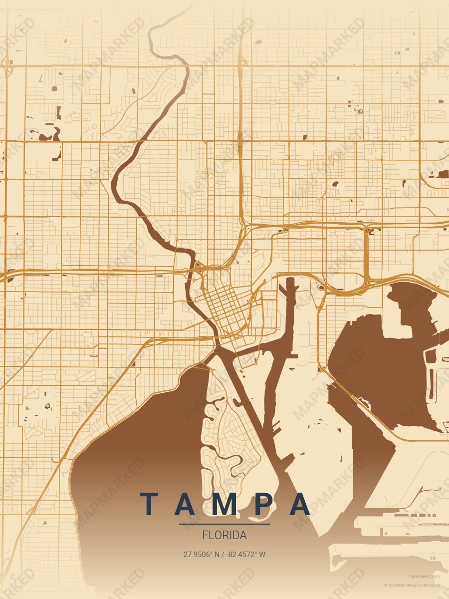 Sunburst Clock style sample on Tampa