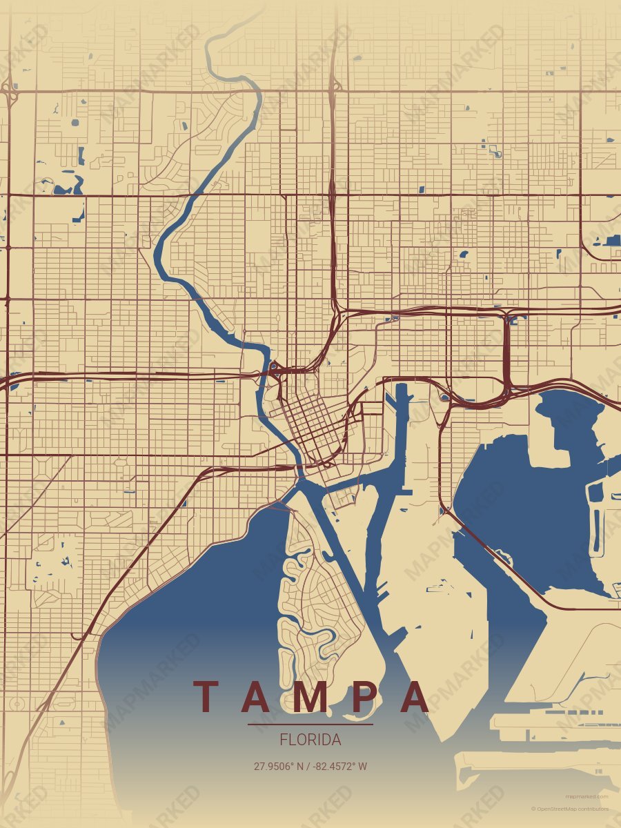 Vinyl Sleeve style sample on Tampa