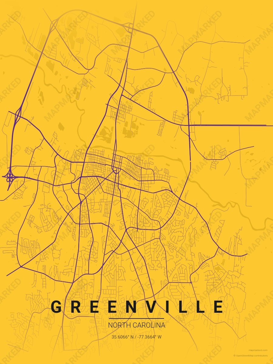 Gold & Purple Craft style sample on Greenville North