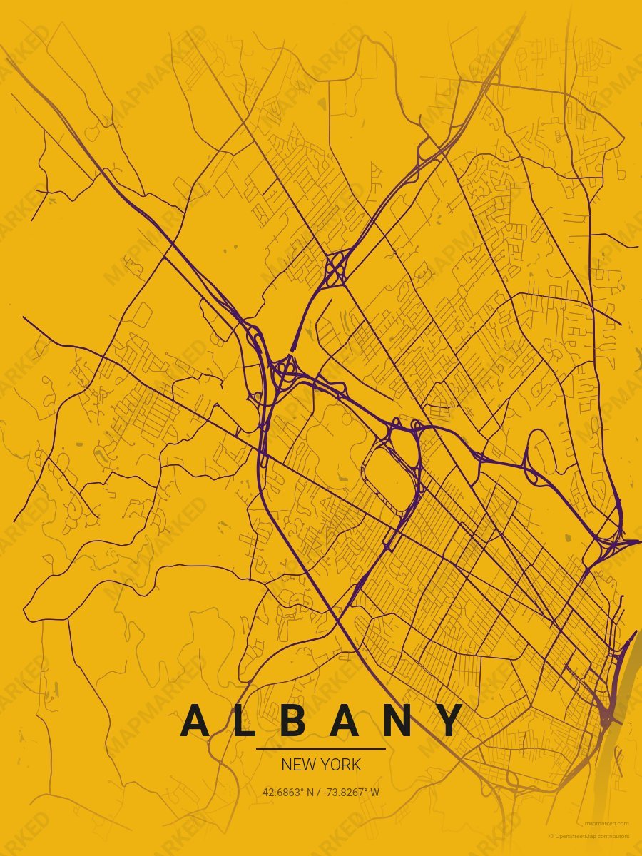 Gold & Purple Prime style sample on Albany New