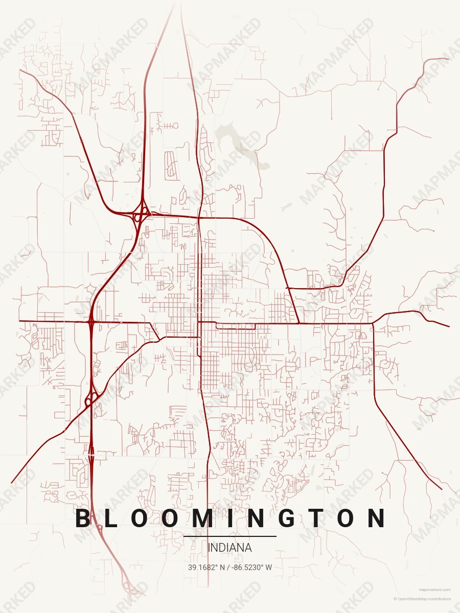 Cream & Crimson Muse style sample on Bloomington