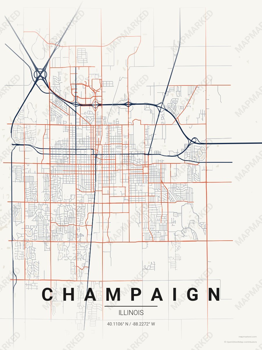 Champaign School Spirit 3 style sample on Tampa