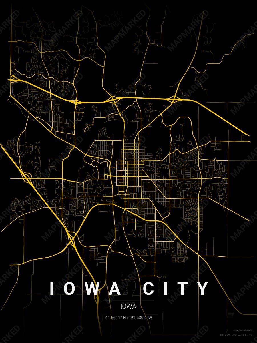 Black & Gold Duet style sample on Iowa City