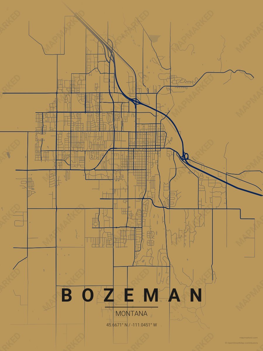 Bozeman School Spirit 2 style sample on Tampa