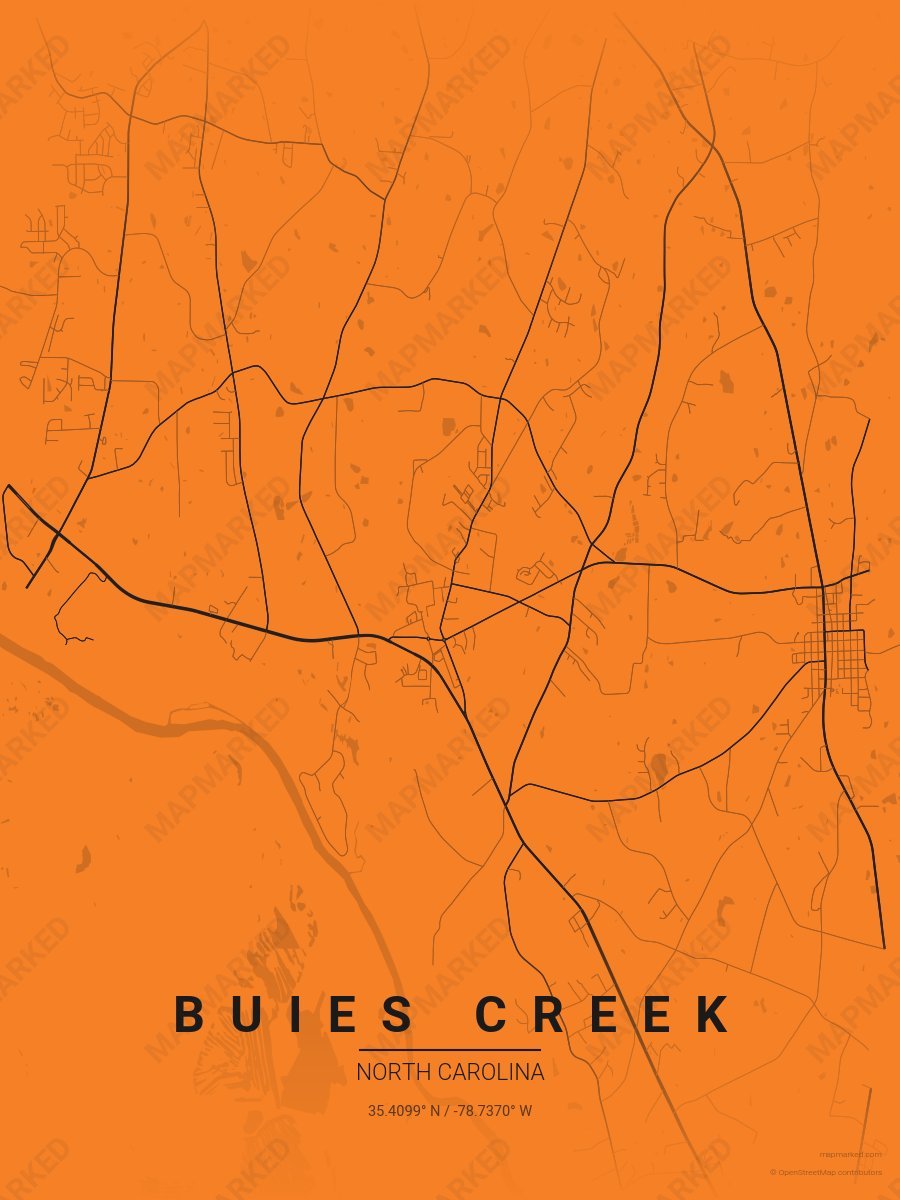 Buies Creek School Spirit 1 style sample on Tampa