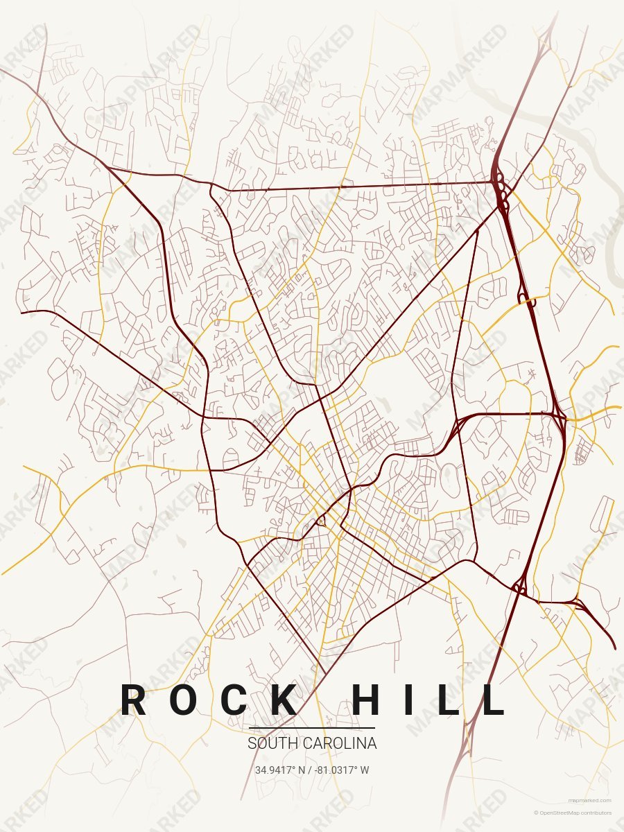 Cream, Maroon & Gold Duet style sample on Rock Hill South