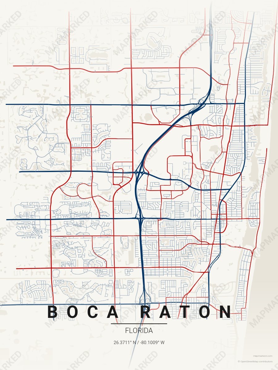 Boca Raton School Spirit 4 style sample on Tampa