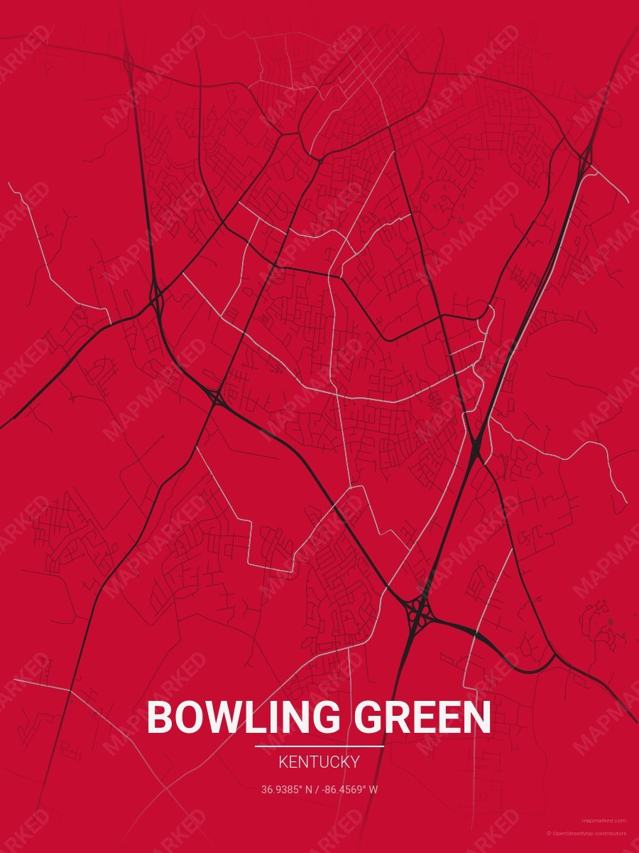 Red, Black & Gray Duet style sample on Bowling Green