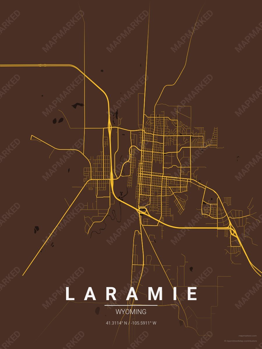 Brown & Gold Range style sample on Laramie
