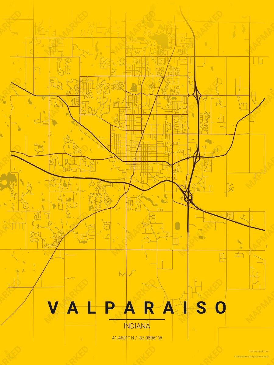 Gold, Brown & Light Brown Atlas style sample on Valparaiso