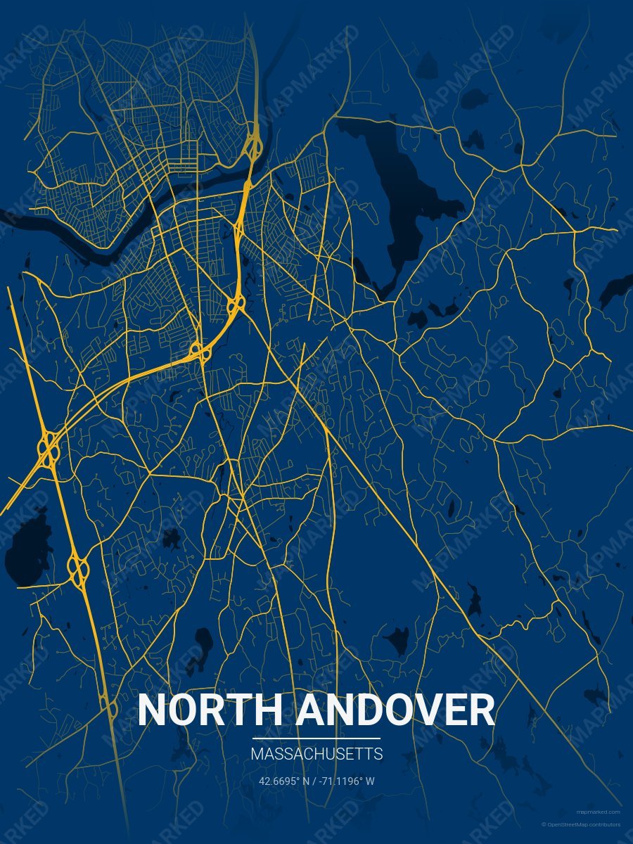 Blue & Gold Signature style sample on North Andover
