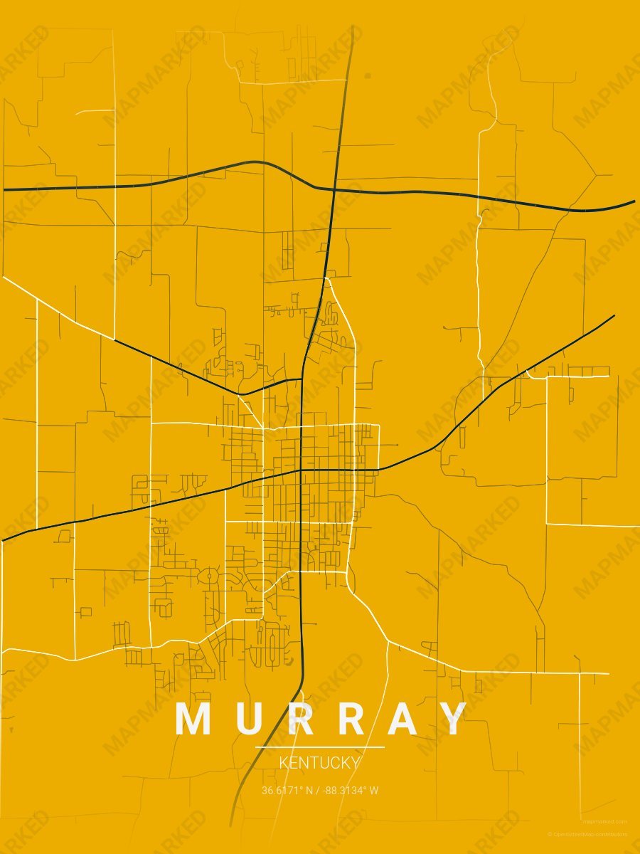 Gold, Blue & White Statement style sample on Murray
