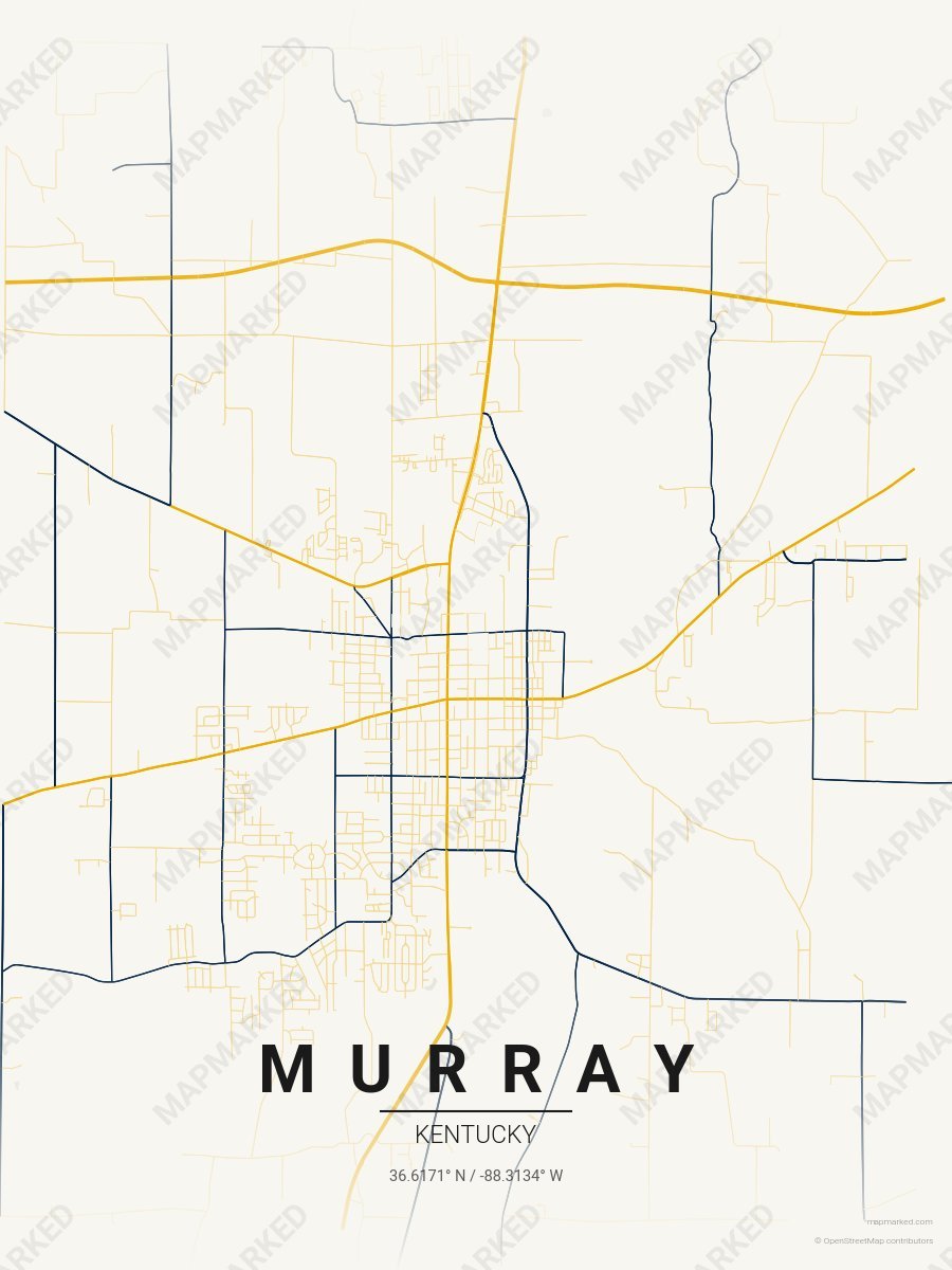 Cream, Gold & Blue Heritage style sample on Murray