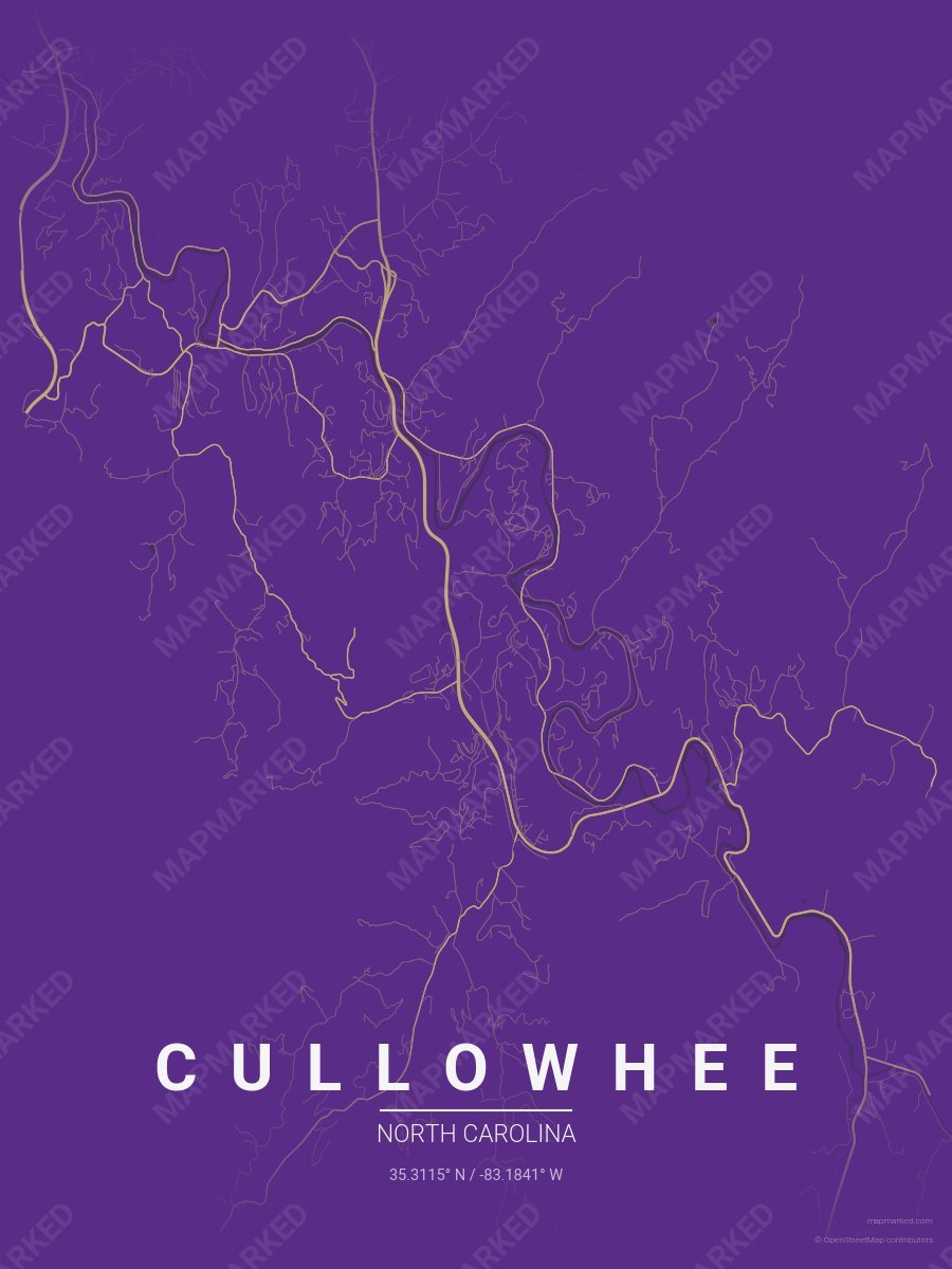 Purple & Gold Craft style sample on Cullowhee North