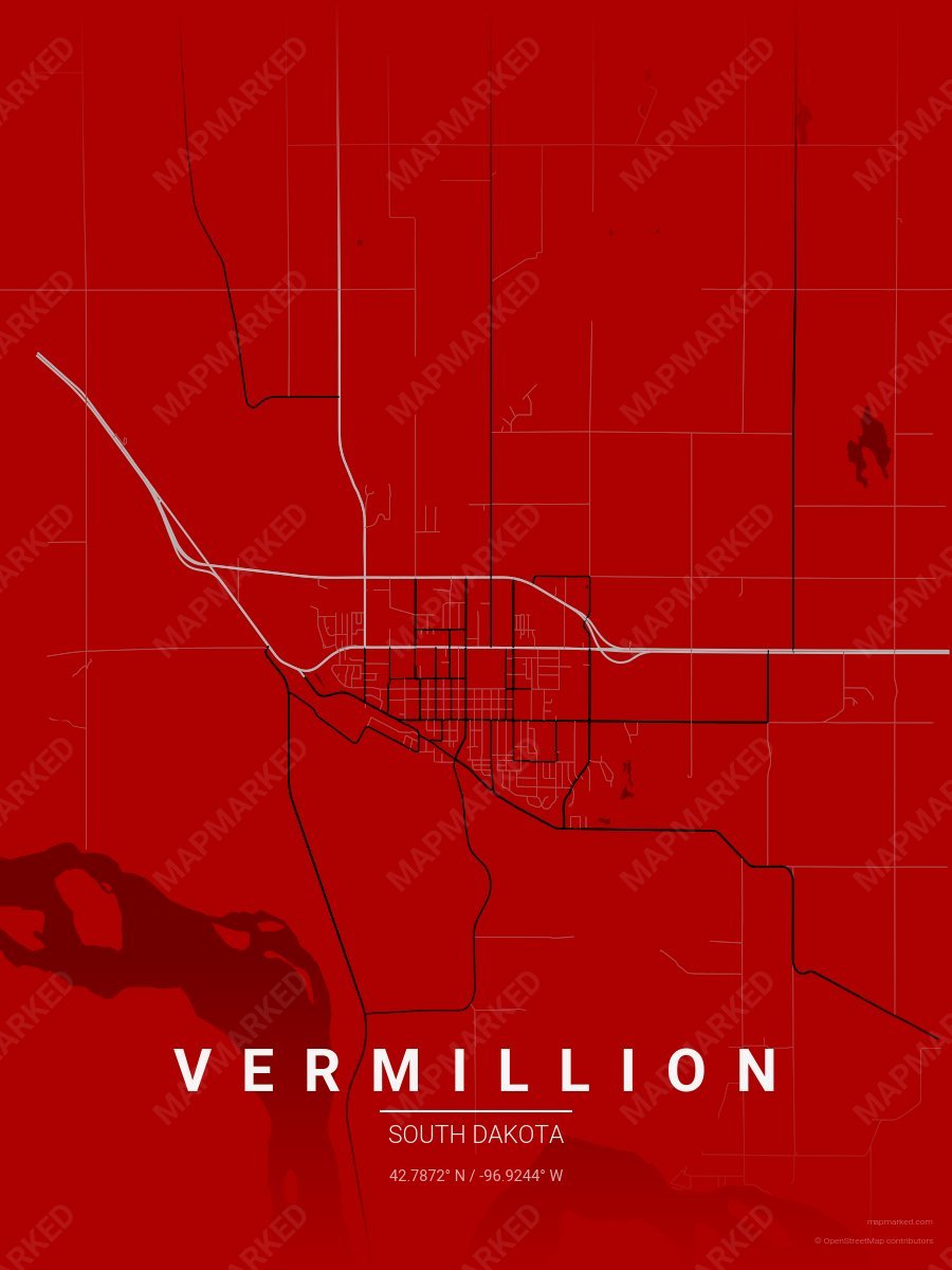 Red, Gray & Black Duet style sample on Vermillion South