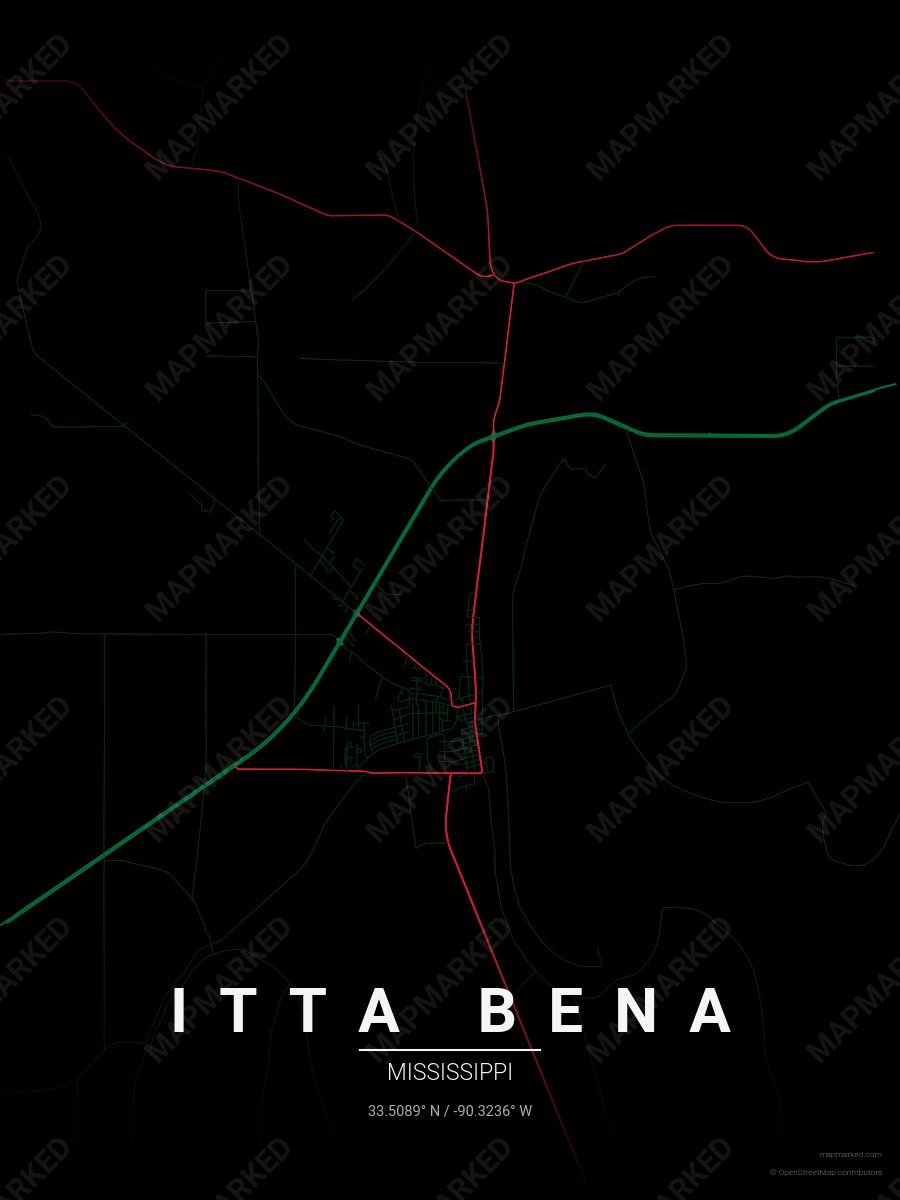 Black, Green & Red Accord style sample on Itta Bena