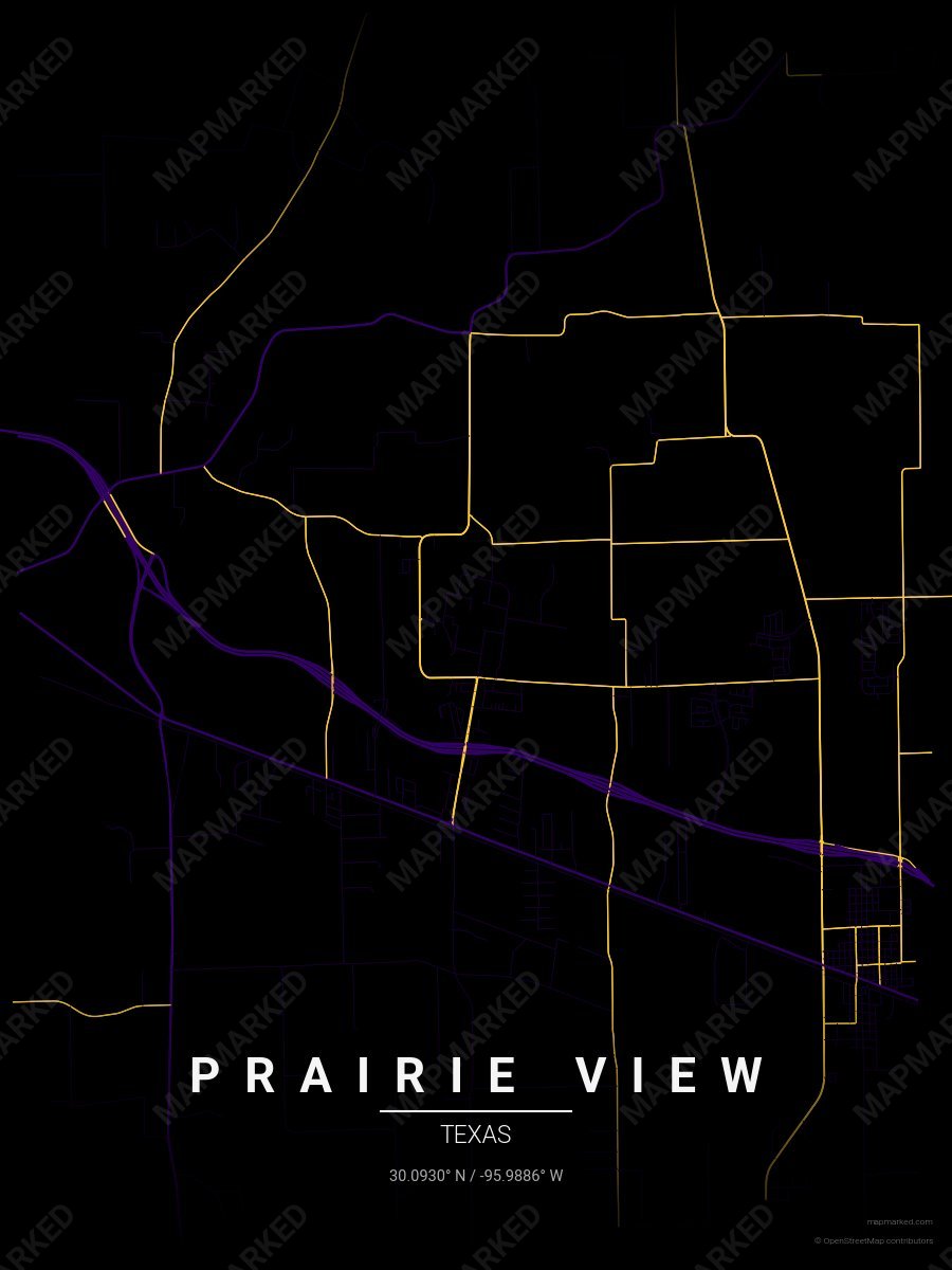 Black, Purple & Gold Duet style sample on Prairie View