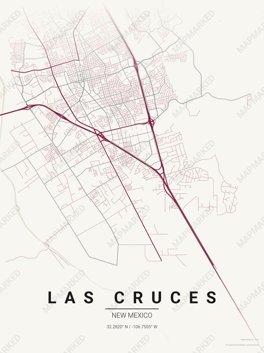 Cream, Crimson & Gray Craft style sample on Las Cruces New