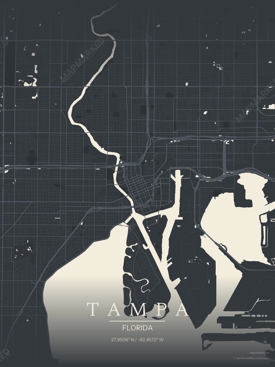 Silhouette Charcoal style sample on Tampa