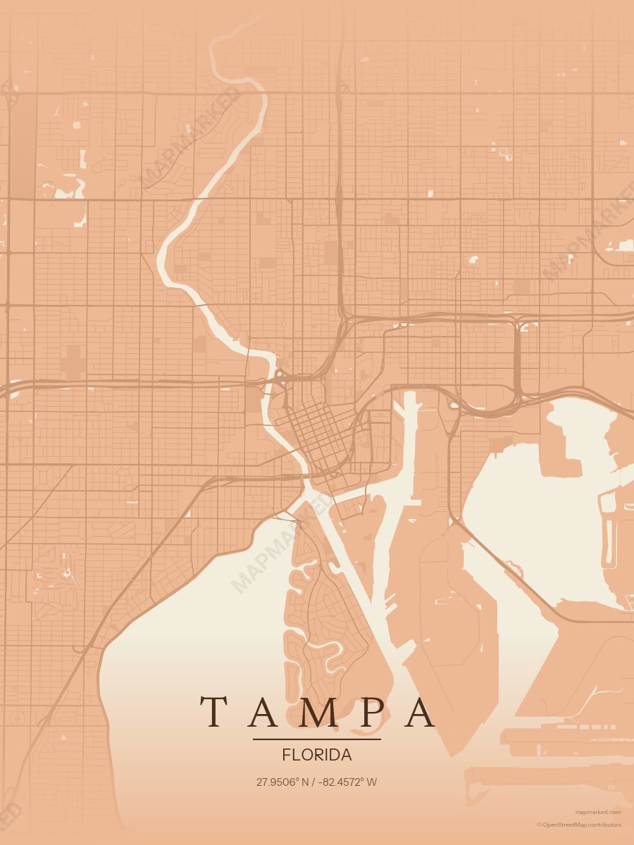 Silhouette Peach style sample on Tampa