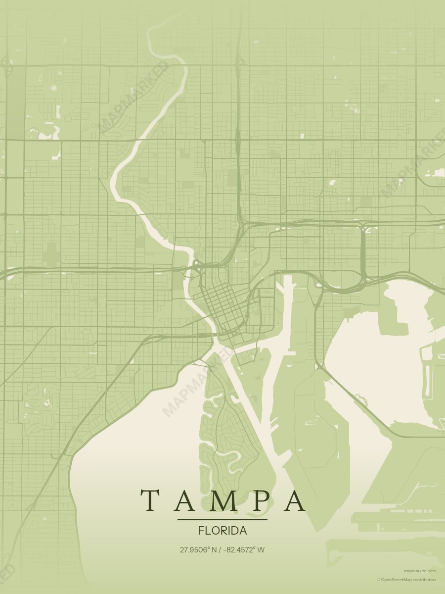 Silhouette Pistachio style sample on Tampa