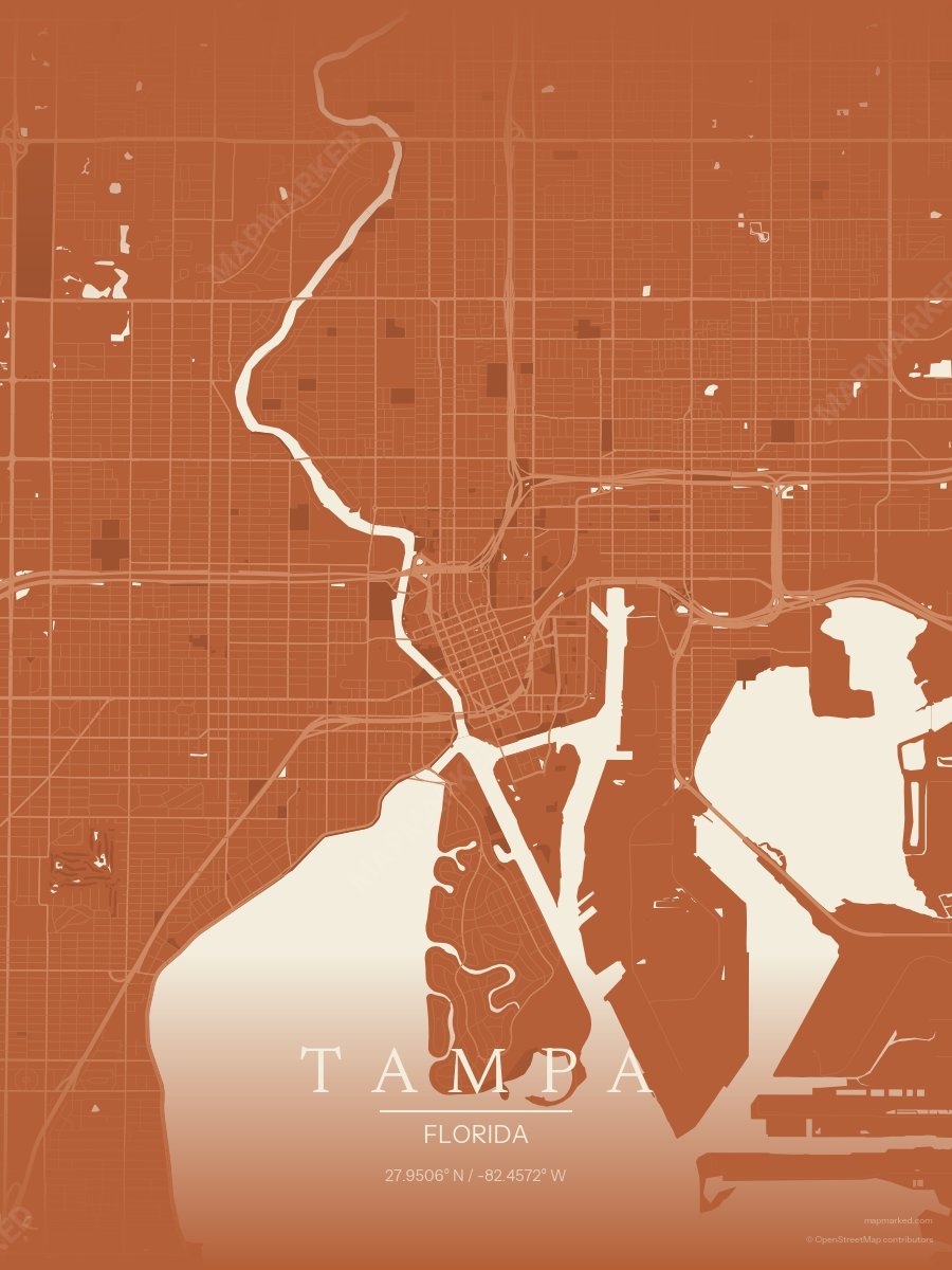 Silhouette Terracotta style sample on Tampa