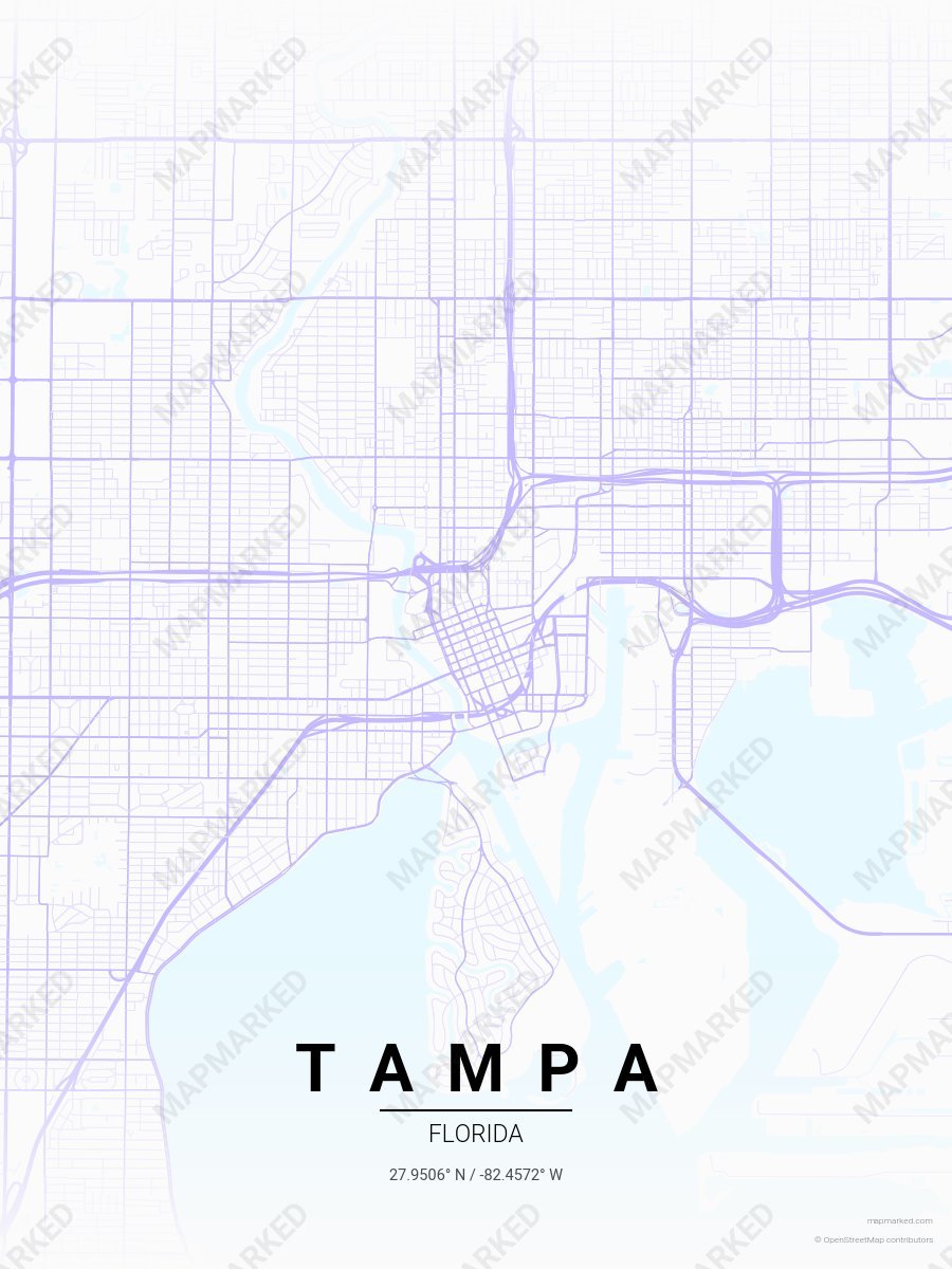 Cloud Lavender style sample on Tampa