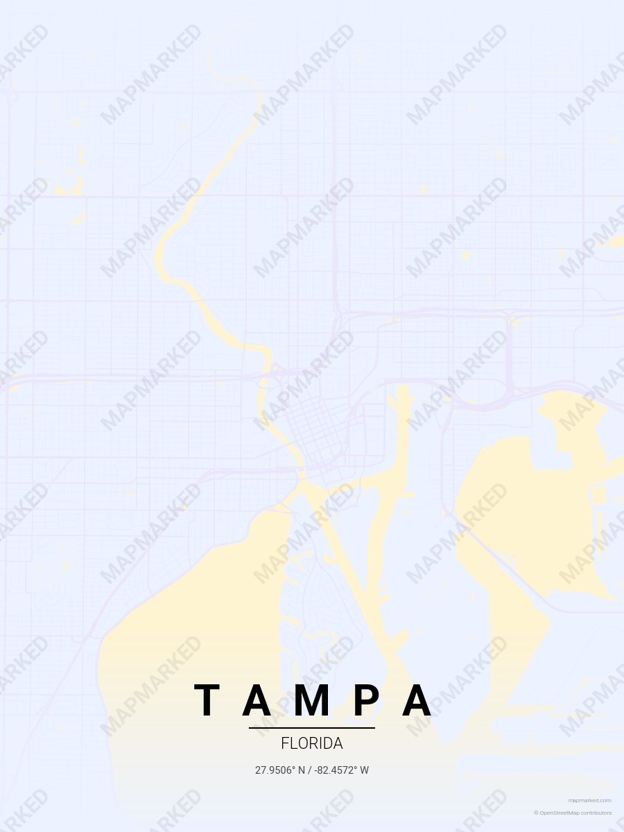 Cream Lavender style sample on Tampa