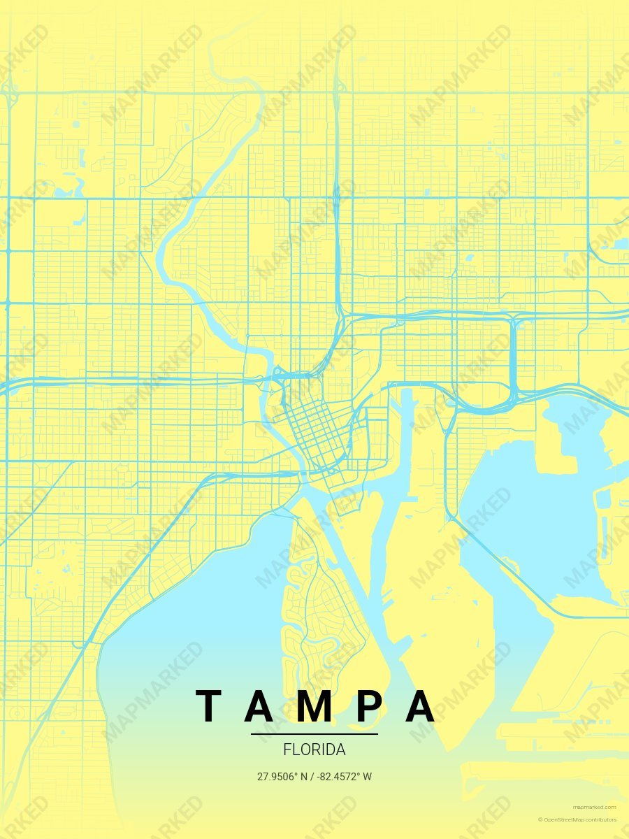Ice Cream Blue style sample on Tampa