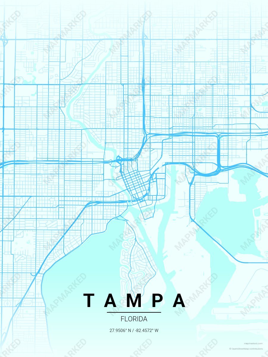 Ice Gradient style sample on Tampa